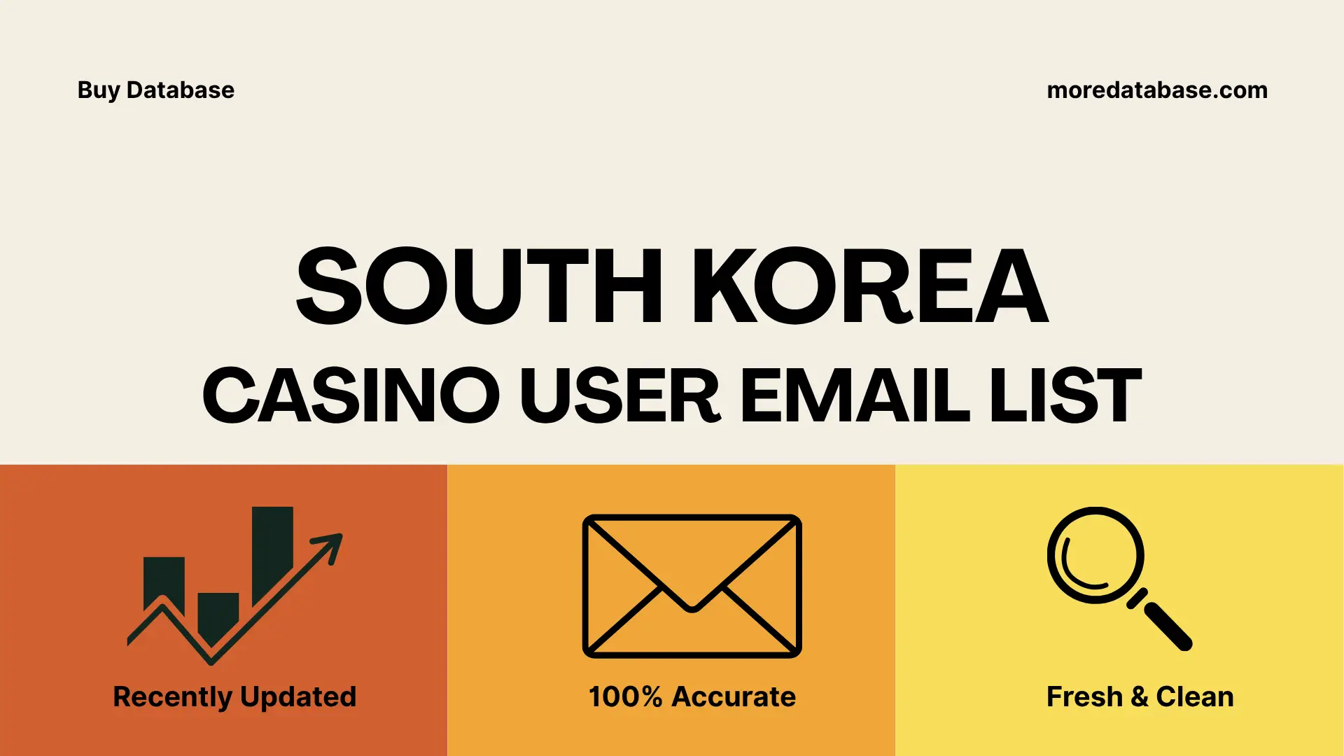 South Korea Casino User Email List
